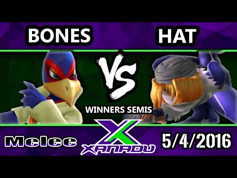 S@X 148 SSBM Winners Semis - Bones (Falco) Vs. Hat (Sheik)