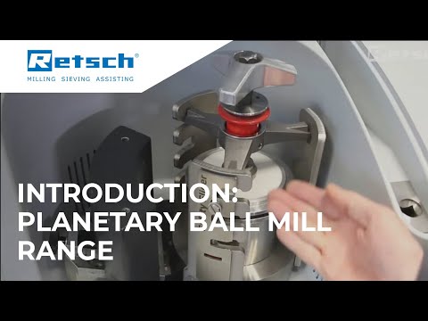 Planetary Ball Mill Range - Introduction #RETSCH #planetaryballmill #laboratoryinstruments