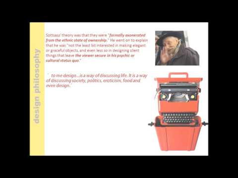 A Study on a designer - Ettore Sottsass