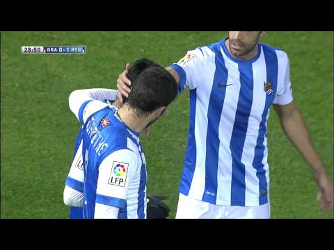 Gol de Vela (0-1) en el Granada CF - Real Sociedad - HD