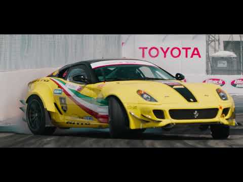 Federico Sceriffo brings Ferrari 599 GTB to Formula D Long Beach