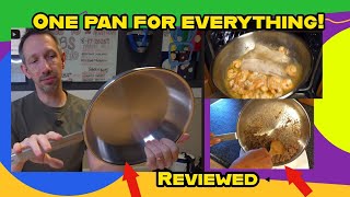 Change How you Cook 😳 | 5-Ply Professional Frying Pan Review Chefwin 316 Stainless Steel