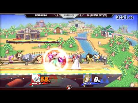 VS Weekly 9/1/16 - Winners R2 - Lizard King (Mewtwo) vs. Purple Guy (Zelda) - Smash 4