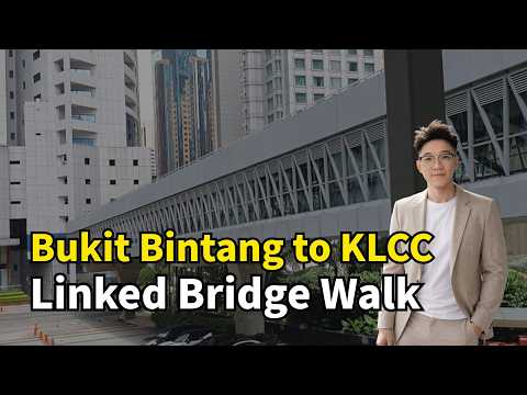 KL's Coolest Walk! ❄️ Pavilion to KLCC Air-Con Bridge Walkthrough. No Sweat! 🚶‍♂️