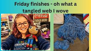 Finally Finished Friday - and a big freaking yarn mess - Gabby doll is done Plus a moth PSA