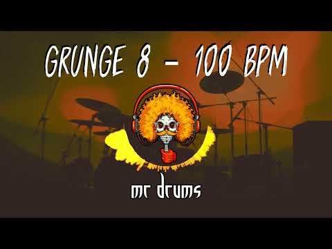 Grunge 8 - 100 BPM | Backing Drums | Only Drums