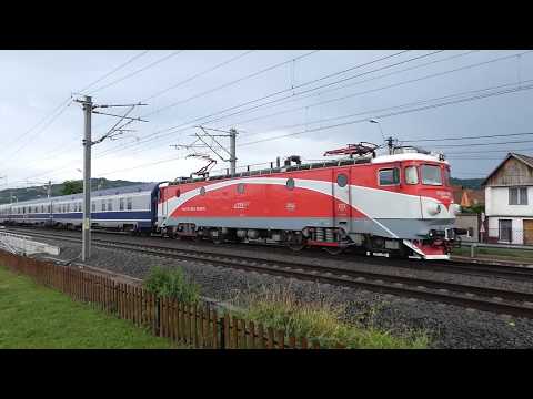 Mediaş: IR 346 train (București Nord - Wien Hbf)