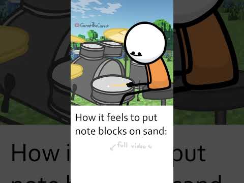 Minecraft note blocks #shorts