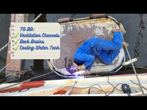 Vents, Drains & Cooling Water (Check) - Rebuilding Schooner Tijgerhaai EP11