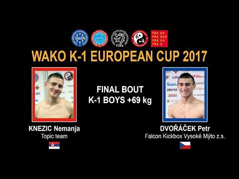 WAKO K-1 EUROPEAN CUP 2017 - FINAL BOUT BOYS +69 kg
