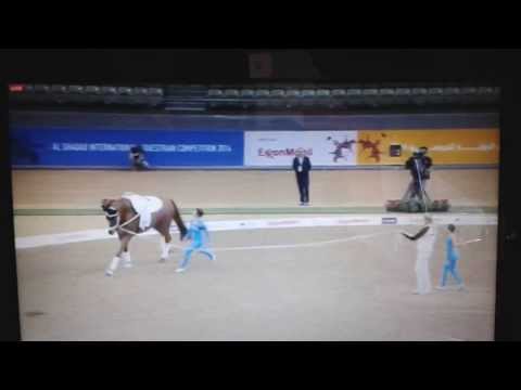 Team Neuss Pflicht 2014 CVI Doha/Katar 2014