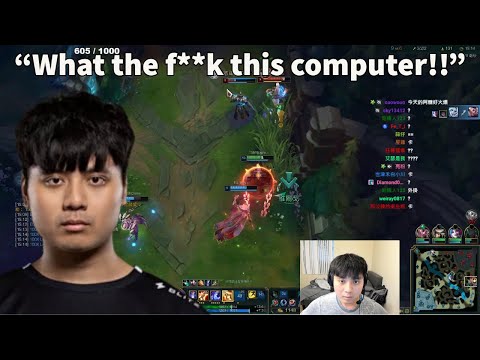TSM Maple Loses It His NA Computer's FPS During Champions Queue!!