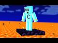 Minecraft But The Floor Is Lava
