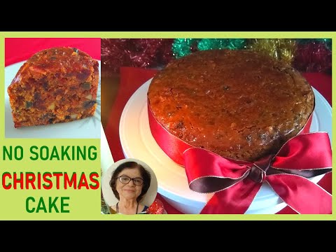 Last Minute Christmas Fruit Cake / Moist, No Soaking Fruits / Easy Boiled Fruit Cake Recipe