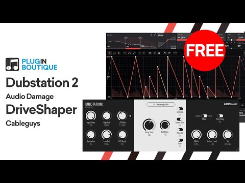 2 FREE VST Plugins | DriveShaper by Cableguys & Dubstation 2 by Audio Damage