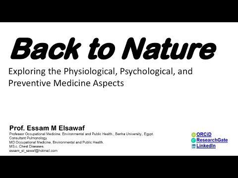 Back to Nature Presentation Dr Essam