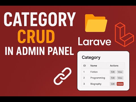 📂 Category CRUD in Admin Panel | Link Categories with Products | Laravel E-commerce Project