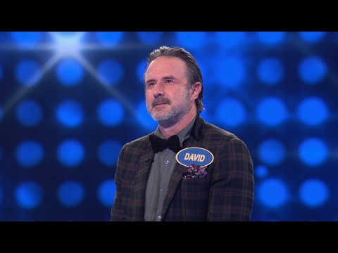David Arquette and RJ City Play Fast Money - Celebrity Family Feud