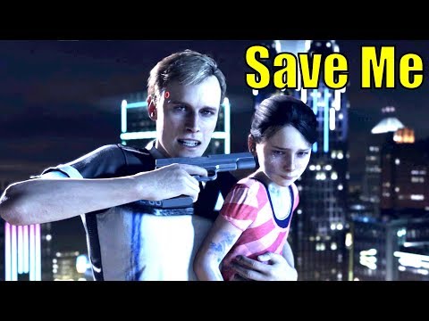 Android Sacrifices Himself to Save a Little Girl – All Endings – Detroit Become Human Demo PS4 Pro