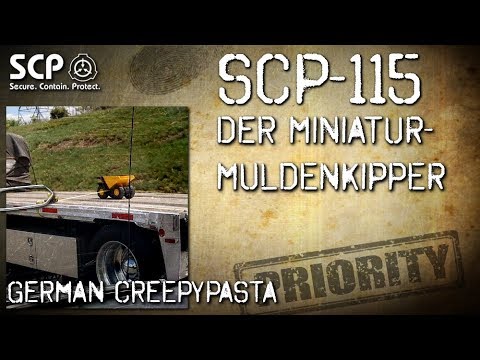 SCP-115: The Miniature Dump Truck - German Creepypasta (Horror, Horror, Audiobook) GERMAN