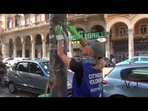 Roma pulita: a via Merulana ci pensa Nancy Brilli