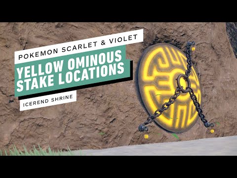 Pokemon Scarlet and Violet - Yellow Stake Locations (Icerend Shrine)
