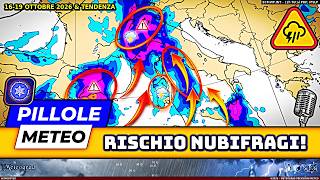 MALTEMPO nel Weekend: Rischio Nubifragi e CRITICITÀ! – Pillole METEO