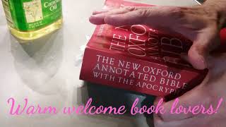 Remove sticky adhesive tape residue from books!