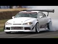 900HP 2JZ Nissan Silvia S15 Burnouts Rev Limiters Turbo Sounds Drift Show