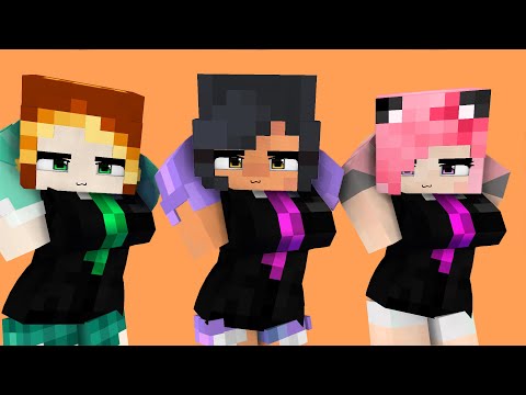 DARLING OHAYO SUPER IDOL BODYGUARD APHMAU FRIENDS, KIM AND KC - MINECRAFT ANIMATION #shorts