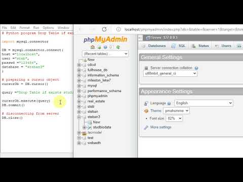 Python Program Drop Table If Exists
