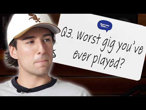 The Worst Gig He Ever Played — Rapid Fire Questions With Taylor Henderson