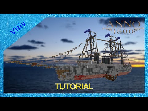 Anno 1800 Great Eastern in Minecraft - 1:1 Scale - Tutorial