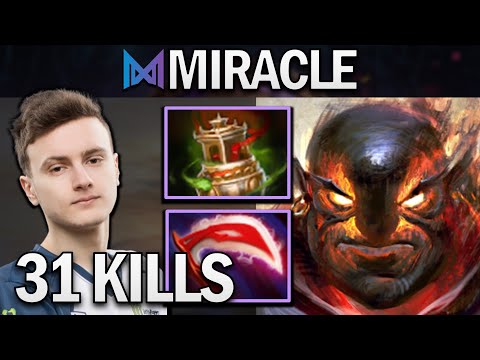 NIGMA.MIRACLE EMBER SPIRIT WITH EPIC 31 KILLS - DOTA 2 7.25 GAMEPLAY