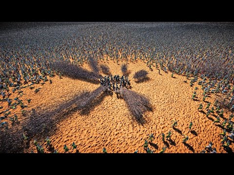 60 FULLAUTO ARCHERS FIGHT AND SURROUNDED BY 2,000,000 KNIGHTS - Ultimate Epic Battle Simulator 2