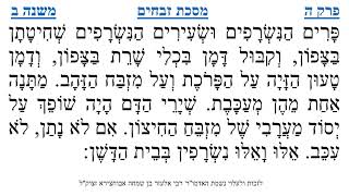 מסכת זבחים פרק ה משנה ב