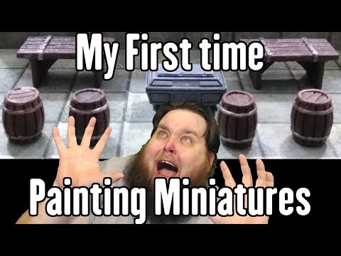 Painting Miniatures For the First Time Ever--- The Digital Dungeon Master