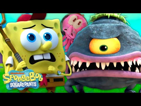 スポンジ・ボブの初めてのクラゲ狩り!?| クラゲキッド｜Kamp Koral (SpongeBob's First Jellyfish Hunt! ? | "The Jellyfish Kid" | Kamp Koral)