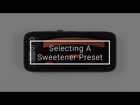 StroboClip HDC | Tune Screen | Selecting Sweetener Presets