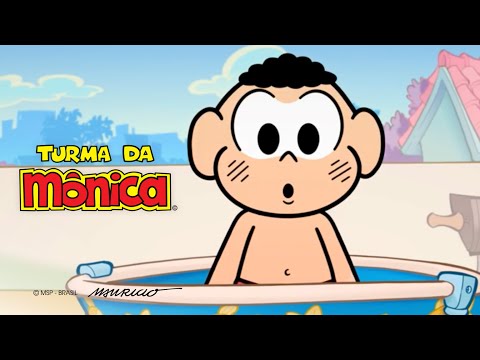 Capa de Turma da Mônica - Hoje vou tomar banho