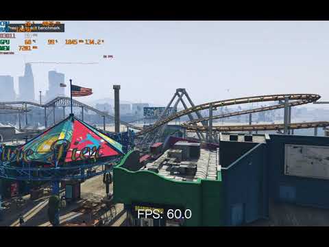 Grand Theft Auto V Bench | Legion 5 Pro | RTX 3070 140w | Ultra | 1600p | Performance mode | Mux On