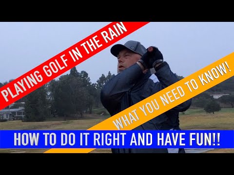 Have Fun Playing Golf in the Rain! - Golf Spotlight 2020