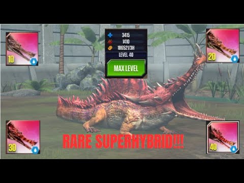 Lvl 40 Diplosuchus | Max level SUPERHYBRID!!