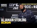 Aljamain Sterling On Petr Yan's Illegal Knee, Health Update, 2021 Rematch - MMA Fighting