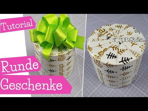 Wrapping cylindrical gifts | Wrapping round gifts | Gift wrapping | Tin | mommymade