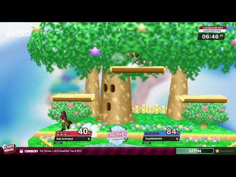 Bab Activated (Falcon) VS TheSWOOPER (Samus) Losers Semis - Ludwig Ahgren Championship Ser