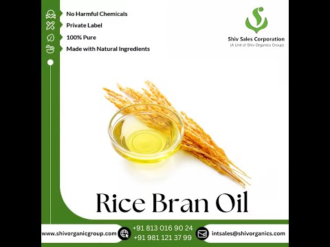 Rice Bran Carrier Oil