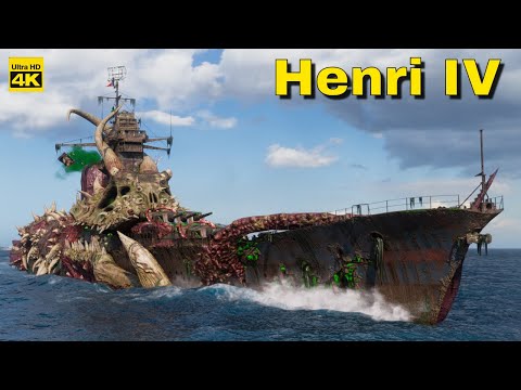 World of WarShips 3 Kills 322K damage Henri IV | 4K Video | - My Warship My Rules