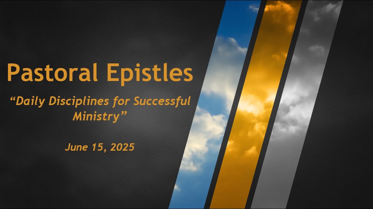 Daily Disciplines for Successful Ministry | Eric Brown