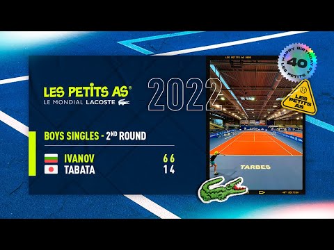 Les Petits As 2022 | Boys 2nd Round | Ryo Tabata vs. Ivan Ivanov